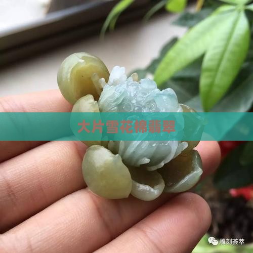 大片雪花棉翡翠