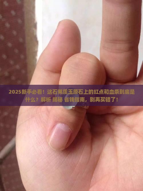 石英质玉原石上带红点和血条是什么玉