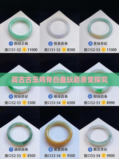 高古古玉鸡骨白盘玩后质变探究