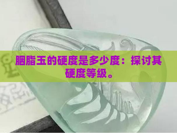 胭脂玉的硬度是多少度：探讨其硬度等级。