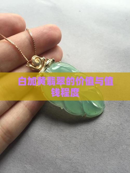白加黄翡翠的价值与值钱程度