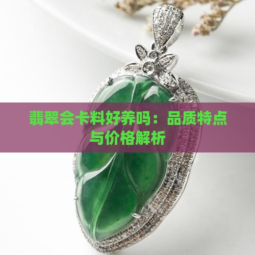 翡翠会卡料好养吗：品质特点与价格解析