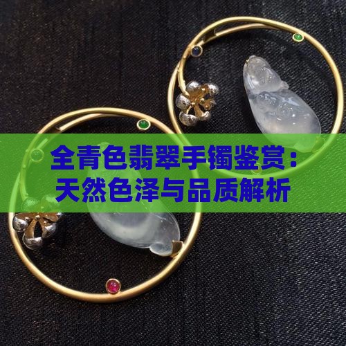 全青色翡翠手镯鉴赏：天然色泽与品质解析
