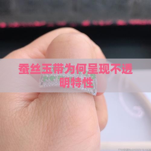 蚕丝玉带为何呈现不透明特性