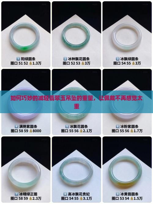 如何巧妙的减轻翡翠玉吊坠的重量，让佩戴不再感觉太重