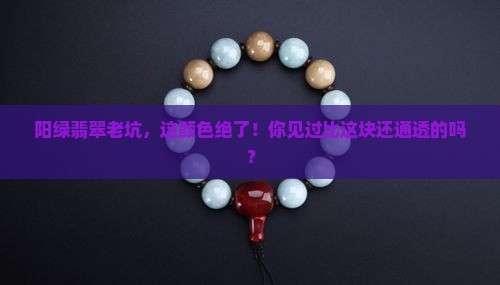 阳绿翡翠老坑