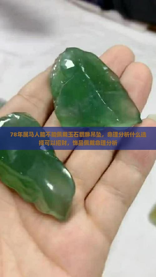 78年属马人能不能吊坠玉石貔