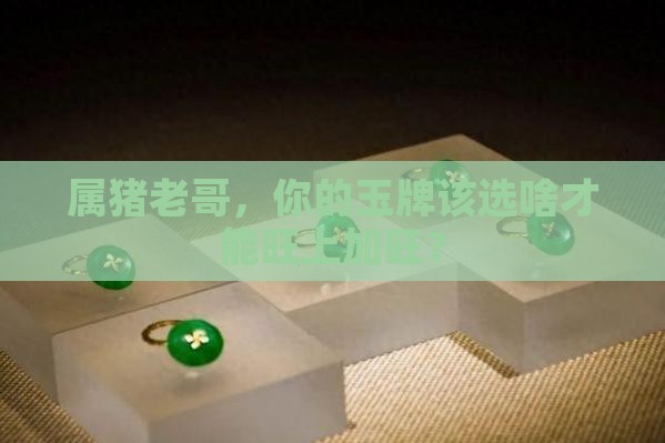 属猪男的挂什么玉牌好 属猪男的挂什么玉牌好