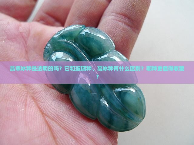 翡翠冰种是透明的吗