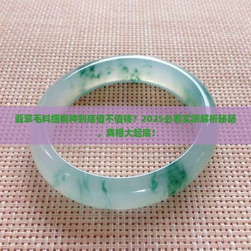 翡翠毛料细糯种值钱吗