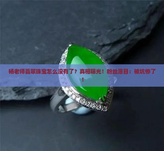 杨老师翡翠珠宝怎么没有了