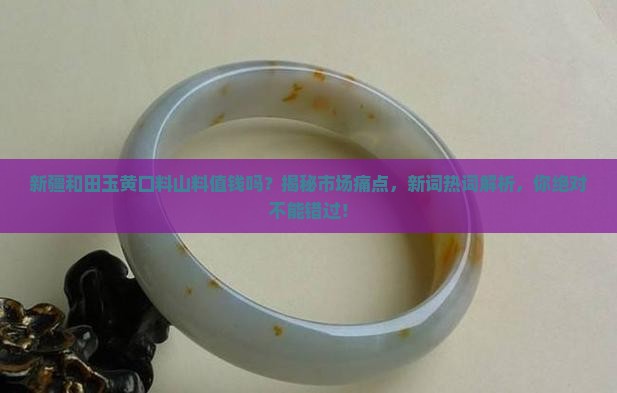 新疆和田玉黄口料山料值钱吗