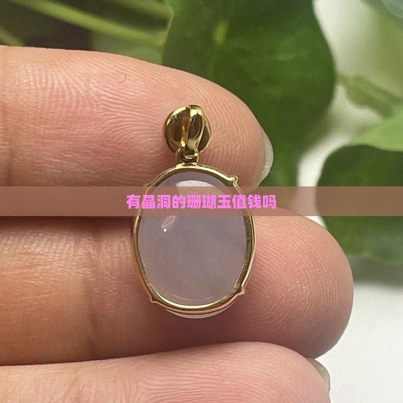 有晶洞的珊瑚玉值钱吗