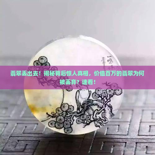 翡翠丢出去