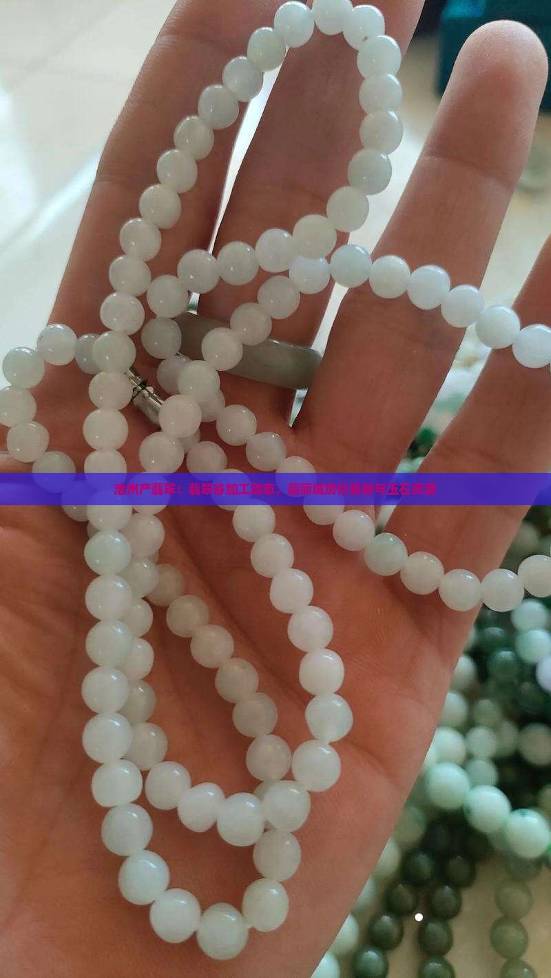 池州产翡翠：翡翠谷加工动态，翡丽城房价更新与玉石资源