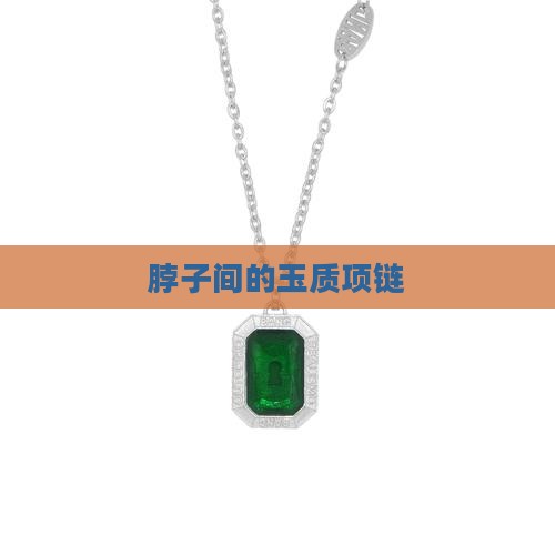 脖子间的玉质项链