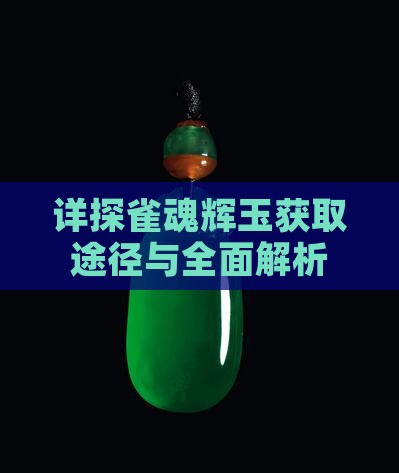 详探雀魂辉玉获取途径与全面解析