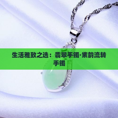 生活雅致之选：翡翠手镯·紫韵流转手镯