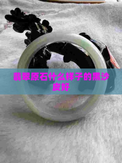 翡翠原石什么样子的黑沙皮好