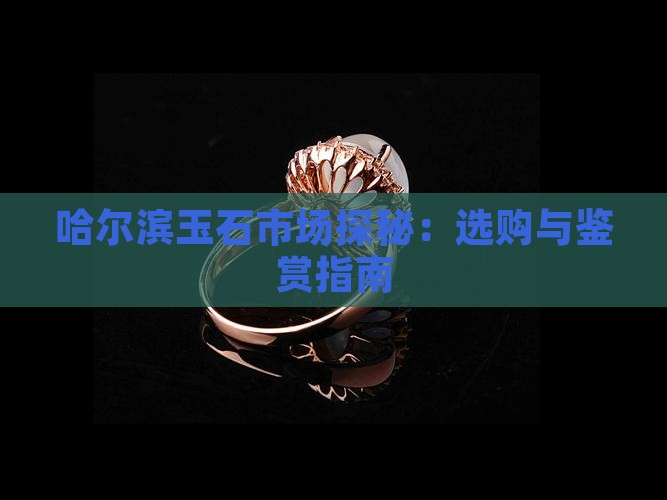 哈尔滨玉石市场探秘：选购与鉴赏指南