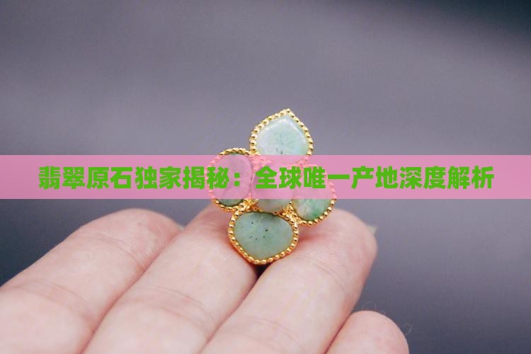 翡翠原石独家揭秘：全球唯一产地深度解析