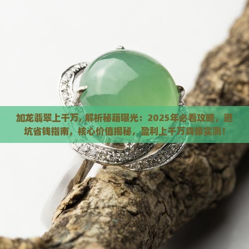 加龙翡翠上千万