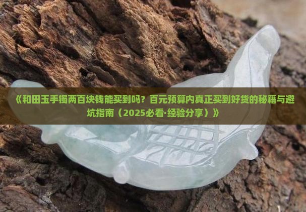 二百块钱能买到和田玉吗