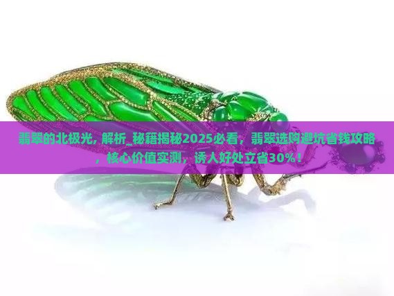 翡翠的北极光
