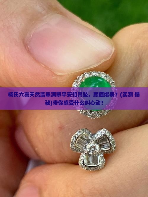 杨氏六喜天然翡翠满翠平安扣吊坠