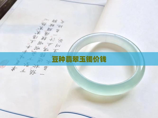 豆种翡翠玉镯价钱