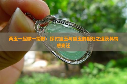两玉一起做一简做：探讨宝玉与黛玉的相处之道及其情感变迁