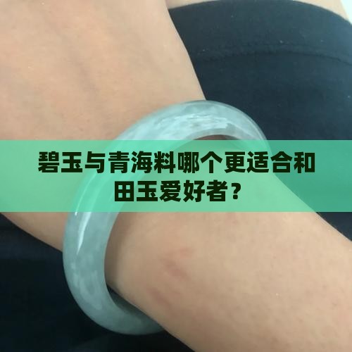 碧玉与青海料哪个更适合和田玉爱好者？
