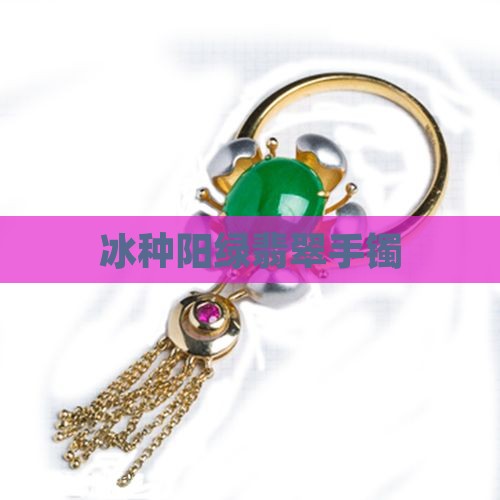 出冰阳绿翡翠手镯