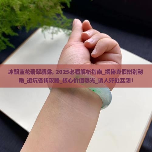 冰飘蓝花翡翠貔貅