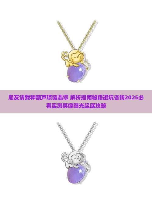 朋友请我种葫芦项链翡翠