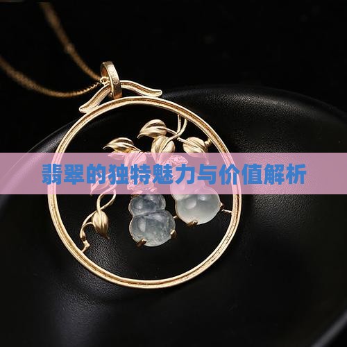 翡翠的独特魅力与价值解析