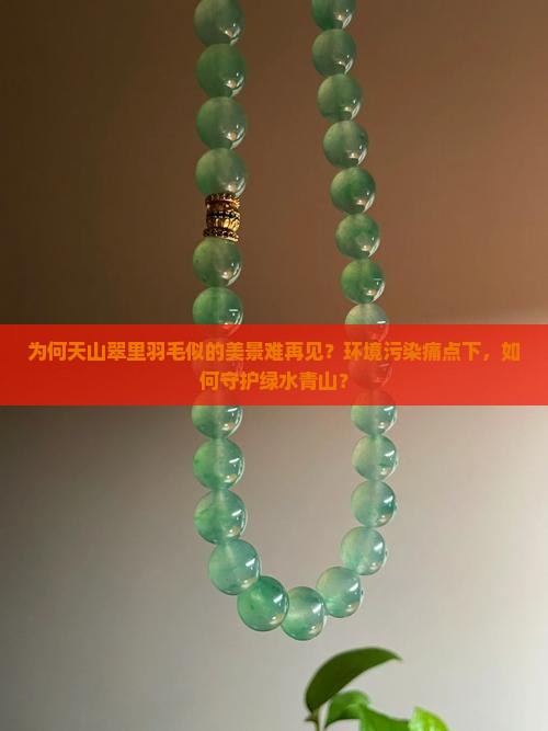 为何天山翠里羽毛似的美景难再见？环境污染痛点下，如何守护绿水青山？