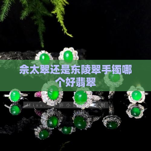 佘太翠还是东陵翠手镯哪个好翡翠