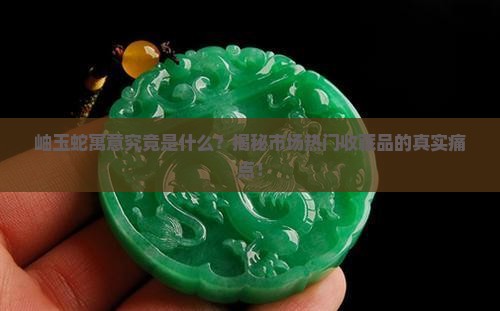 岫玉蛇寓意究竟是什么？揭秘市场热门收藏品的真实痛点！
