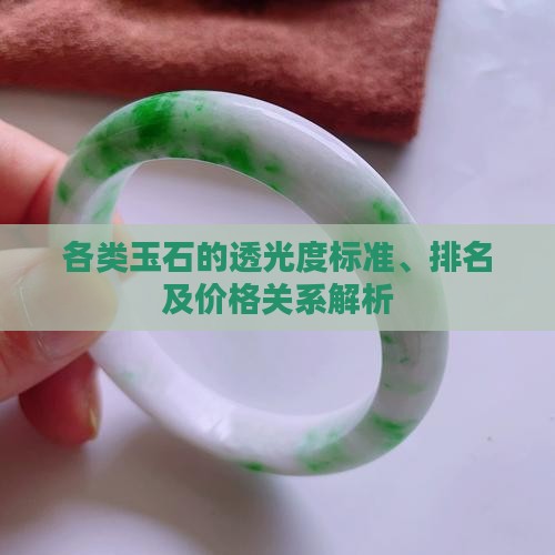 各类玉石的透光度标准、排名及价格关系解析