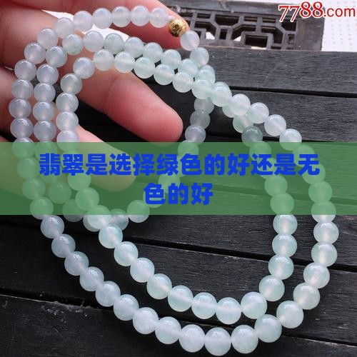 翡翠是选择绿色的好还是无色的好