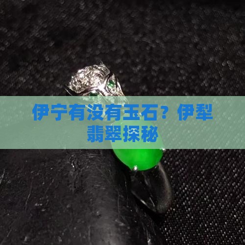 伊宁有没有玉石？伊犁翡翠探秘