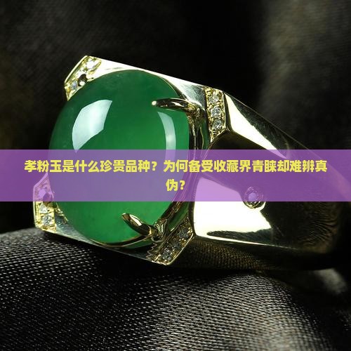孝粉玉是什么珍贵品种？为何备受收藏界青睐却难辨真伪？