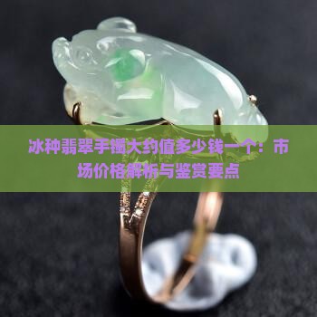 冰种翡翠手镯大约值多少钱一个：市场价格解析与鉴赏要点