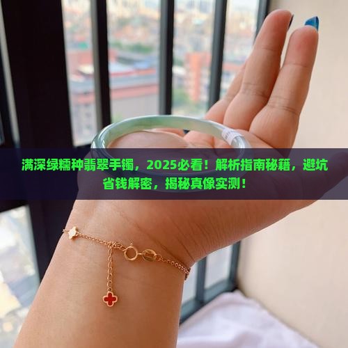 满深绿糯种翡翠手镯