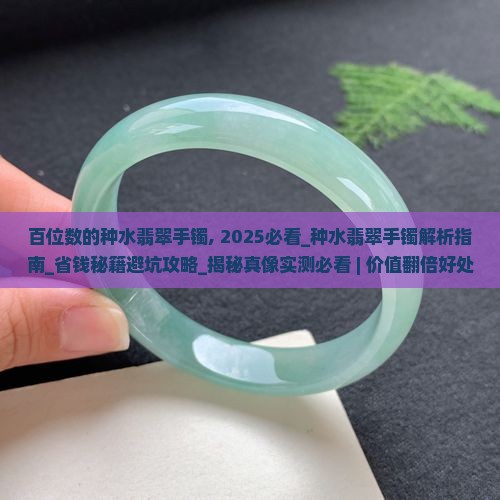百位数的种水翡翠手镯