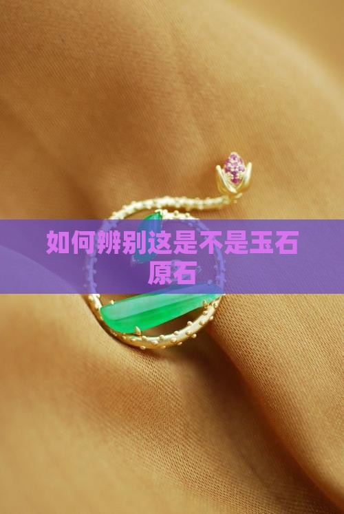如何辨别这是不是玉石原石