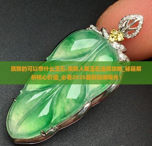 属猴的可以带什么玉石