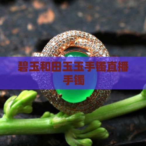 绿碧玉手镯直播