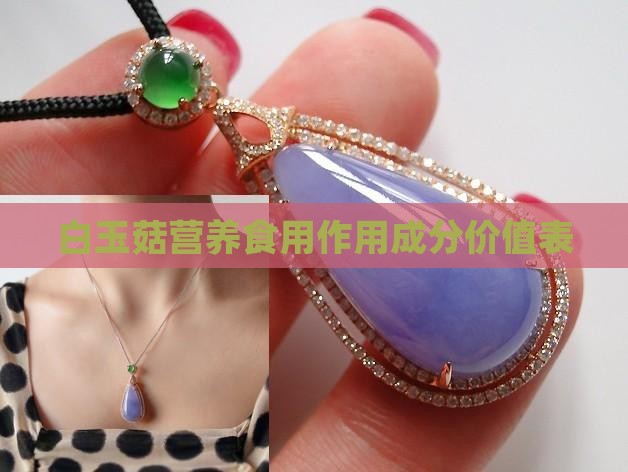 白玉菇营养成分表